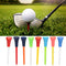 Soft Rubber Cushion Top Plastic Golf Tees 83mm 3.26inch Mixed Colors Pack of 50Pcs Golf tees