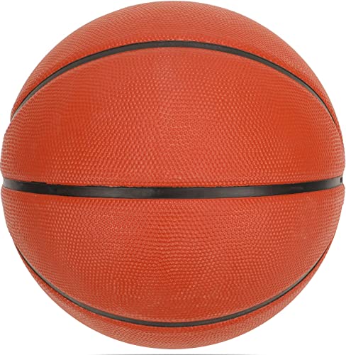 AND1 Fantom Rubber Basketball - Official Size Streetball, Made for Indoor and Outdoor Basketball Games - Air Sold (Pump Not Included), Orange, Size 7