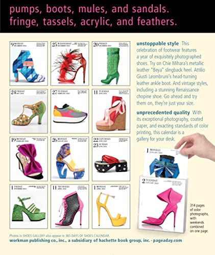 Shoes Page-A-Day Gallery Calendar 2024: Everyday a New Pair to Indulge the Shoe Lover's Obsession