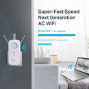 TP-Link AC1750 WiFi Extender (RE450), PCMag Editor's Choice, Up to 1750Mbps, Dual Band WiFi Repeater, Internet Booster, Extend WiFi Range Further, White (UK Version)