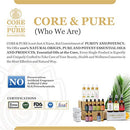 CORE & PURE Cedarwood Grade-A, Essential Oil- Best for Healthy Hair, Youthful Skin |Ayurvedic, Organic, Natural|- 12ml