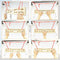 TWO STONES Portable Hangboard Rock Climbing | Climbing Hangboard as Hang Boards for Climbing Training Indoor and Outdoor