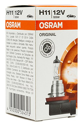 OSRAM 64211 ORIGINAL H11, halogen headlamp, 64211, 12 V passenger car, folding carton box (1 unit)