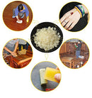 TooGet Pure White Beeswax Pellets, Natural Beeswax Beads, Beeswax Pastilles - Premium Quality, Cosmetic Grade - 14 OZ