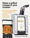 Revolution InstaGLO R180S – NEW! 2-Slice, Stainless Steel/Chrome Touchscreen Toaster with high-speed smart settings for perfect toasting – Compatible with Revolution Panini Press accessory for crispy, melty sandwiches and quesadillas in your toaster!