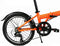 ZiZZO Via 20” Folding Bike-Lightweight Aluminum Frame Genuine Shimano 7-Speed 26lb (Metallic Orange)