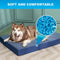 Molblly Bean Bag Filler Foam 10lbs Blue Premium Shredded Memory Foam Filling for Pillow Dog Beds Chairs Cushions and Arts Crafts, Added Gel Particles， Soft and Great for Stuffing