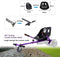 KKA Hoverboard seat Attachment for 6.5”-10” Hoverboard, go Kart Conversion kit, Accessory for self Balancing Scooter, Transform Your Hoverboard into a go cart (Purple)