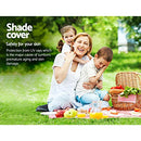 Instahut Shade Sail 280gsm 5x7m Rectangle - Black