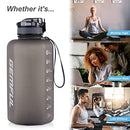 GEMFUL Large Water Bottle 2.2 Liter with Handle Sports Water Jug with BPA Free for Gym Travel Camping