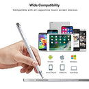 Stylus for Touch Screens - Penyeah DIY 4-in-1 High Sensitivity and Precision Disc Stylus Pen, Universal for iPad, iPhone, Tablets All Capacitive Touch Screens with 4 Replacement Tips - White