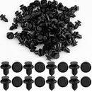 100pcs - 10mm Nylon Clips Plastic Push Type Rivet Retainer Fastener Bumper Pin Fender Flare Compatible with Honda Acura