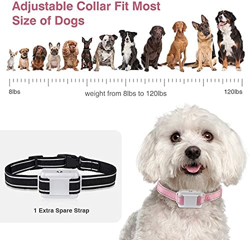 Citronella Bark Collar, Auto Citronella Dog Bark Collar Spray Anti Dog Bark Collars with 2 Adjustable Spray Level, Citronella Dog Barking Training Collar No Shock Safty for Dogs