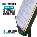 GLEAM Sheet Music Stand - 5 in1 Desktop Book Stand Metal with Carrying Bag Folder and Clamp