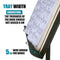 GLEAM Sheet Music Stand - 5 in1 Desktop Book Stand Metal with Carrying Bag Folder and Clamp