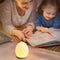 ZCMLED Egg Night Light for Baby, Nursery Lamp with 8 Colors Changing Mode & Dimming Function,Warm White Baby Sleeping,Rechargeable Baby Night Light with 1 Hour Timer&Touch Control, Up to 100H