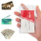 6 Pcs Retractable Badge Holders with 10 Pcs Waterproof Transparent Card Holder, SENHAI Carabiner Belt Clip Split Ring and Vertical Style Clear ID Card Holders
