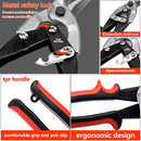 (Right) - Aviation Tin Snips Right Aluminium Snips for Sheet Metal Cutter Metal Shears Metal Snips Heavy Duty