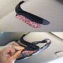 BESPORTBLE 2pcs Car Glasses Clip Sunglass Holder for Car Sun Visor Glasses Holder Clip Hanger Eyeglasses Mount for Car with Bling Rhinestones