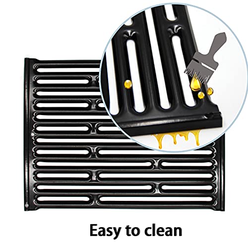 VICOOL 14.75" Porcelain Enameled Grill Grid Grates for Weber Genesis Silver A, Spirit 500, Spirit E/S 200 & 210, 7523 7521 7522 65904 65905 hyG752C