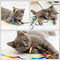 PELLUM Cat Toys, Cat Rainbow Wand Toy Cat Teaser Toy, Interactive Cat Toy Wand Kitten Toys, Colorful Ribbon Charmer for Indoor Cats to Play Chase Exercise - 2PCS