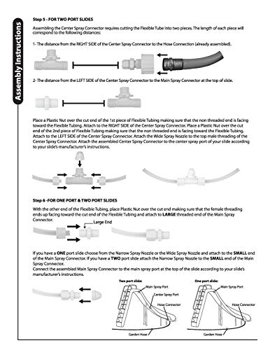 Poolmaster 36631 Spray Kit for Swimming Pool Slide, Water Slide