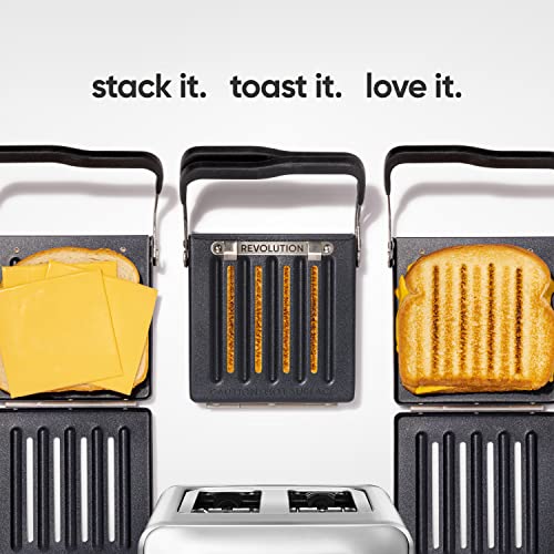 (Panini Press) - Panini Press Accessory For Revolution Toasters. Make Paninis, Melts, Quesadillas and More in Your Toaster.