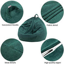 Nobildonna Storage Soft Toy Bean Bag Chair Cover Only Without Filling for Kids Adults. Lazy Sofa Beanbag Stuffed Animal (110x89cm)