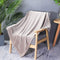 Ultra Soft Double Sided Microfiber Polyester Blanket for Extra Warmth in Bed, Luxury Light Weight Flannel Throw Perfect for Keep Warm snuggling on The Sofa Couch Chair (40"X50", Tan)