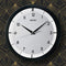 Seiko 11" Brushed Metal Wall Clock