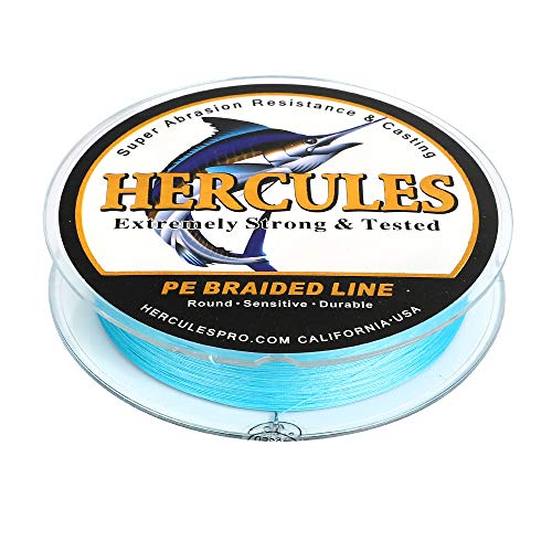 HERCULES Super Cast 1000M 1094 Yards Braided Fishing Line 60 LB Test for  Saltwater Freshwater PE Braid Fish Lines Superline 8 Strands