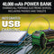 Greenworks 40V Axial Blower (450 CFM / 120 MPH), 4Ah USB Battery and Charger, BL40B411
