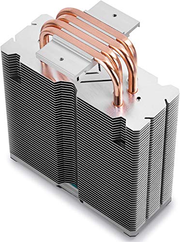 DeepCool GAMMAXX GT BK CPU Air Cooler RGB Aura Sync 180w TDP 6mm x 4 Pure Copper Heat Pipes CPU Cooler with 120mm Fan PWM 1500RPM 56.5CFM for Intel LGA 1700/1200/1151/1150/1155 AMD AM5/AM4, Black