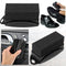 Car Polish Applicator, Tire Dressing Applicator Brush with Handle & Case, Reusable Car Waxing Sponge with Microfiber Towels Auto Tyre Cleaning Pad