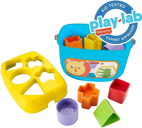 Fisher-Price Rock-A-Stack Baby Toy, Classic Ring Stacking Toy for Infants and Toddlers & Baby's First Blocks