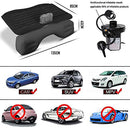 Inflatable Car Back Seat Mattress Portable Travel Camping Soft Rest Air Bed Sleeping Bed, Travel Inflatable Mattress Air Bed for Car Universal SUV Extended with Two Air Pillows