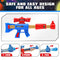 LURLIN Shooting Game Toy for Age 5, 6, 7, 8,9,10+ Years Old Kids, Boys - 2pk Foam Ball Popper Air Guns & Shooting Target & 24 Foam Balls - Ideal Gift - Compatible with Nerf Toy Guns