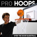 Franklin Sports 54132X Over The Door Mini Basketball Hoop - Slam Dunk Approved - Shatter Resistant - Accessories Included