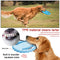 Red Dog Frisbee Dog Tugger Toy Indestructible Dog Flying Disc for Small and Medium Dogs