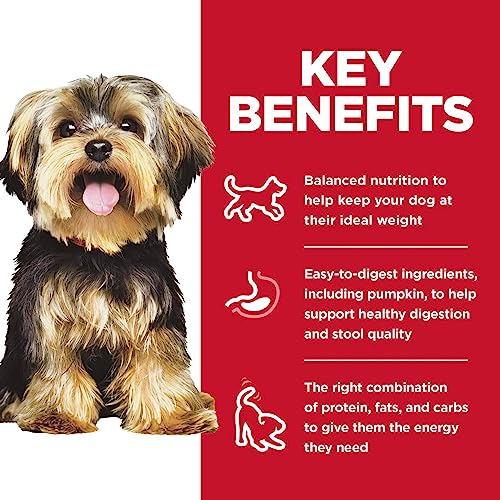 Hill's Science Diet Adult Small Paws, Chicken Meal, Barley & Brown Rice Recipe, Dry Dog Food for Small & Toy Breed Dogs, 7.03kg Bag