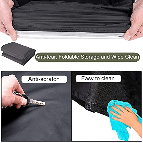 Pool Cleaner Caddy Cover, Falezern Robotic Pool Cleaner Cover, Waterproof and Dustproof, with Windproof Elastic Hem, Classic Caddy Cover for Most Robotic Pool Cleaners. (26”L x 26”W x 43”H)