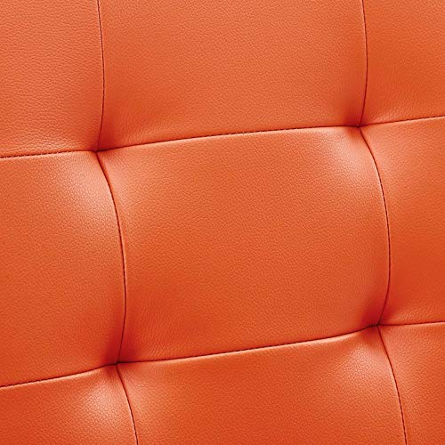 Modway Prim Mid Back Office Chair, Orange