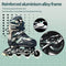 Adjustable Roller Blades, Inline Skates for Girls Kids, Light Up Adult Roller Blades Skates for Boys Girls Children Teens Women Outdoor Indoor(Black Camo)