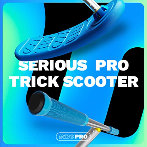 The Indo Pro Trick Scooter and Pro Scooter - for Teens and Adults - Stunt Scooter and Trampoline Scooter for Tricks - Professionals and Beginners - Good for Indoor and Outdoor Freestyle