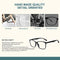 Cyxus Blue Light Blocking Glasses UV Filter Anti Eye Strain Gaming Computer Glasses Clear Lens Flexible Frame Eyeglasses (Black,8083)