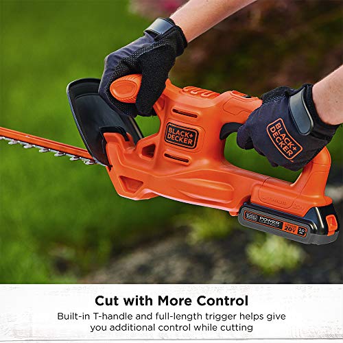 beyond by BLACK+DECKER 20V MAX Hedge Trimmer Kit, 18-Inch (LHT218D1AEV)