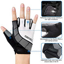 Souke Sports Cycling Bike Gloves Padded Half Finger Bicycle Gloves Shock-Absorbing Anti-Slip Breathable MTB Road Biking Gloves for Men/Women