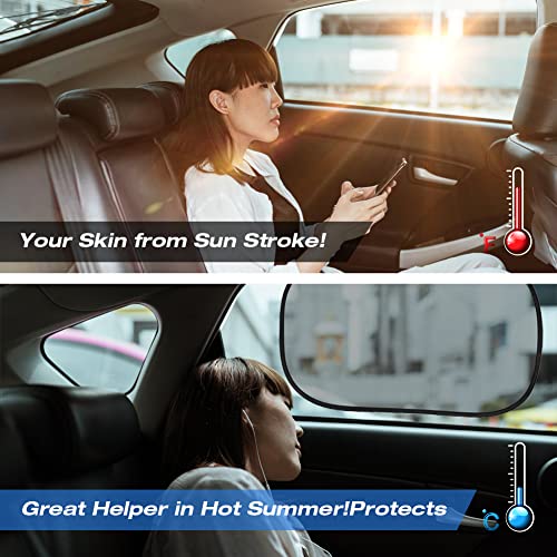 Car Window Shade X4 Baby Side Window Car Sun Shades - Sun, Glare and UV Rays Protection for Your Child - Automotive Window sunshades for Car, SUV & Truck