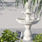 Gardeon Solar Fountain Water Feature Pump Kit Bird Bath Outdoor Indoor Ivory