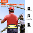 VEVOR Half Body Safety Harness, Tree Climbing Harness with Added Padding on Waist and Leg, Half Protection Harness 340 lbs, ASTM F1772-17 Certification, for Fire Rescuing Caving Rock Climbing